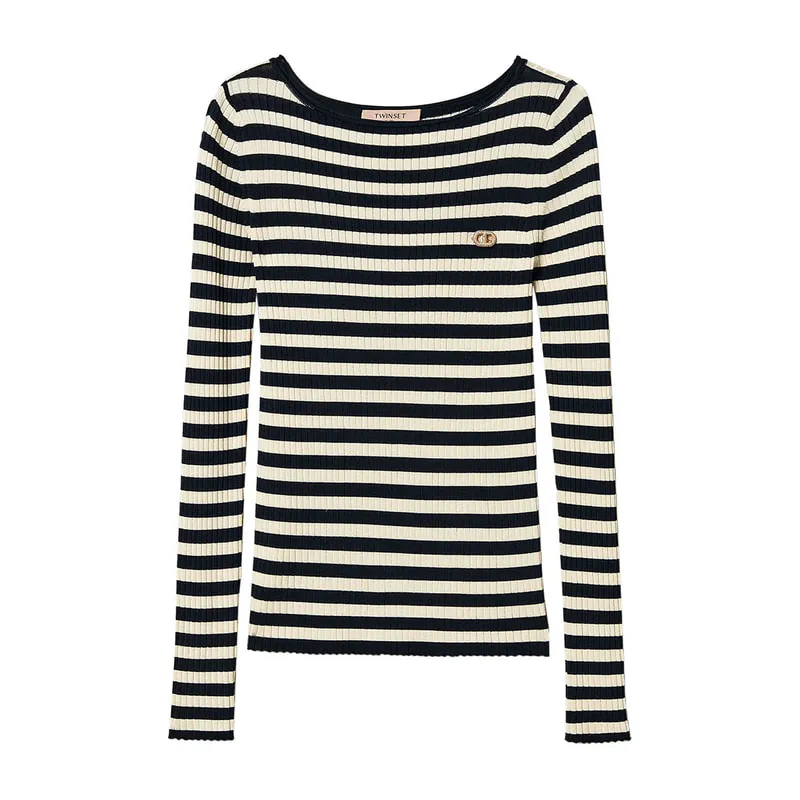 Womens striped sweater