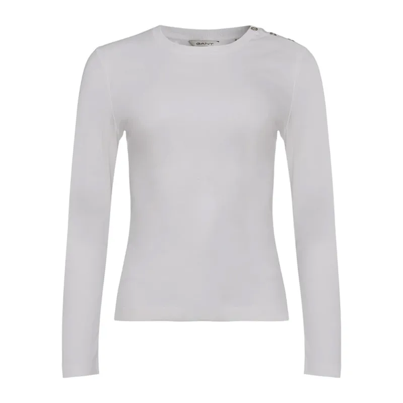 Blouse with decorative buttons