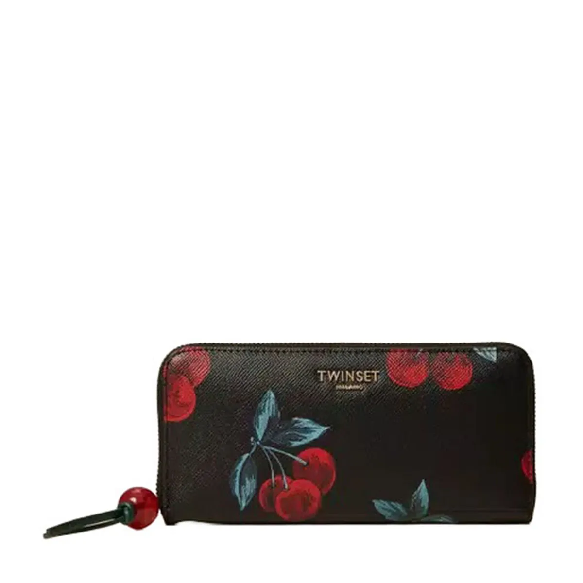 Women's wallet with cherry print