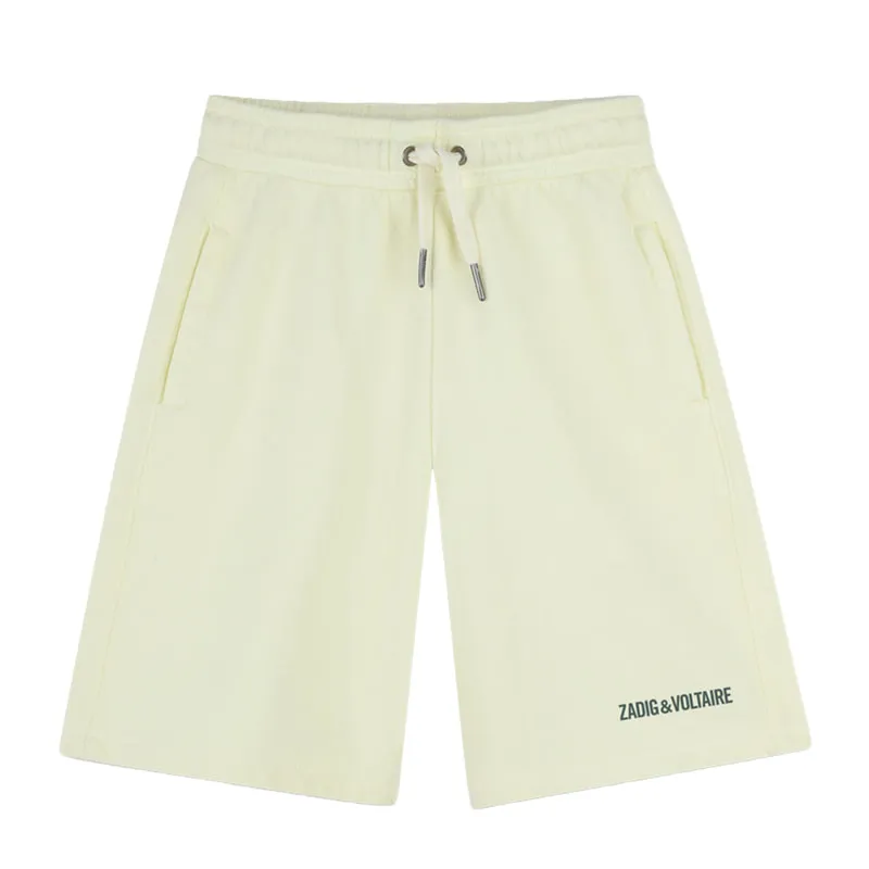 Bermuda shorts with logo on the side