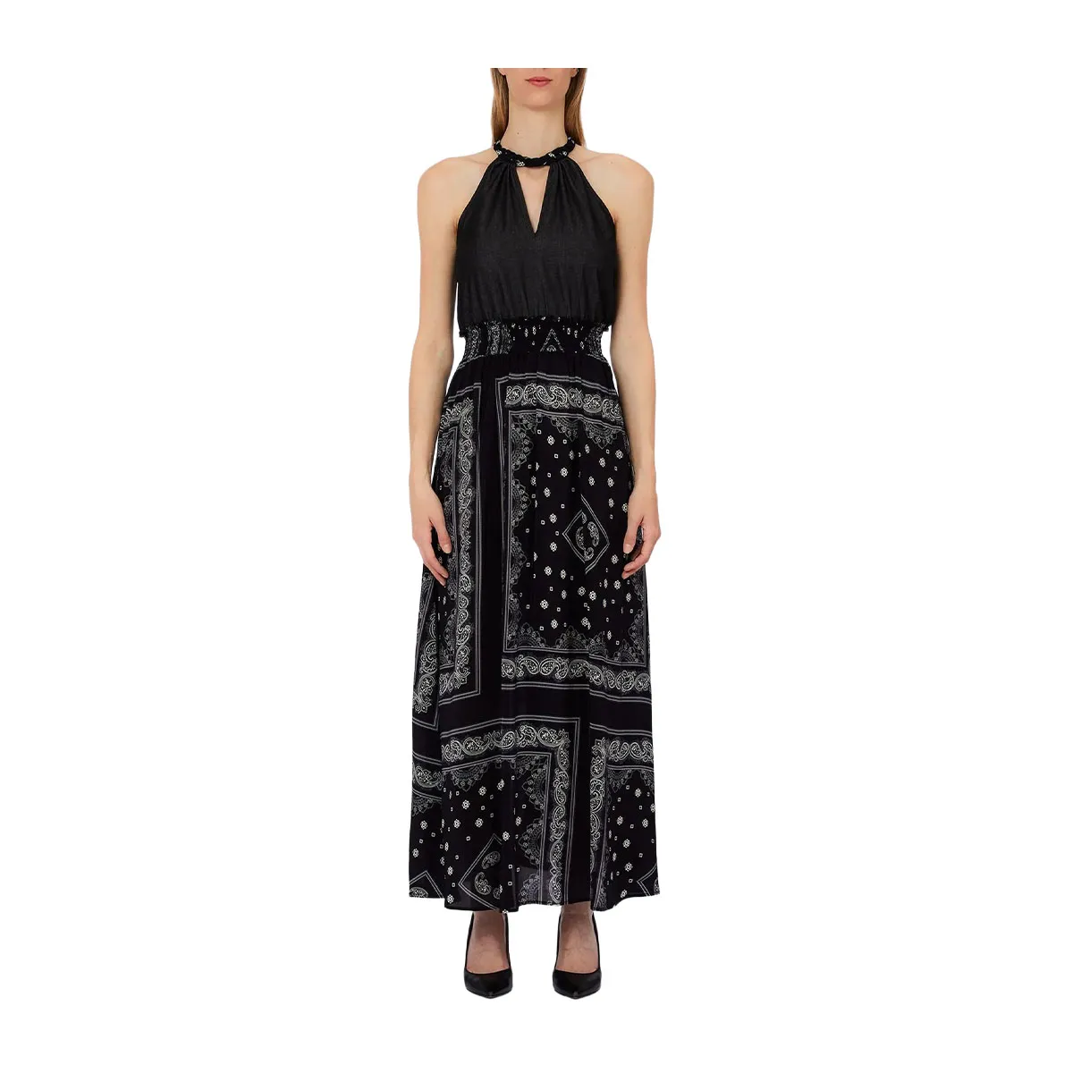 Dress with lace