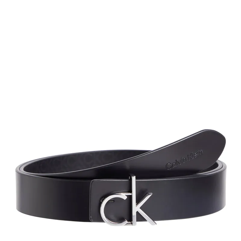 Double-sided leather belt