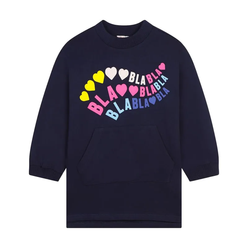 Slogan sweatshirt dress