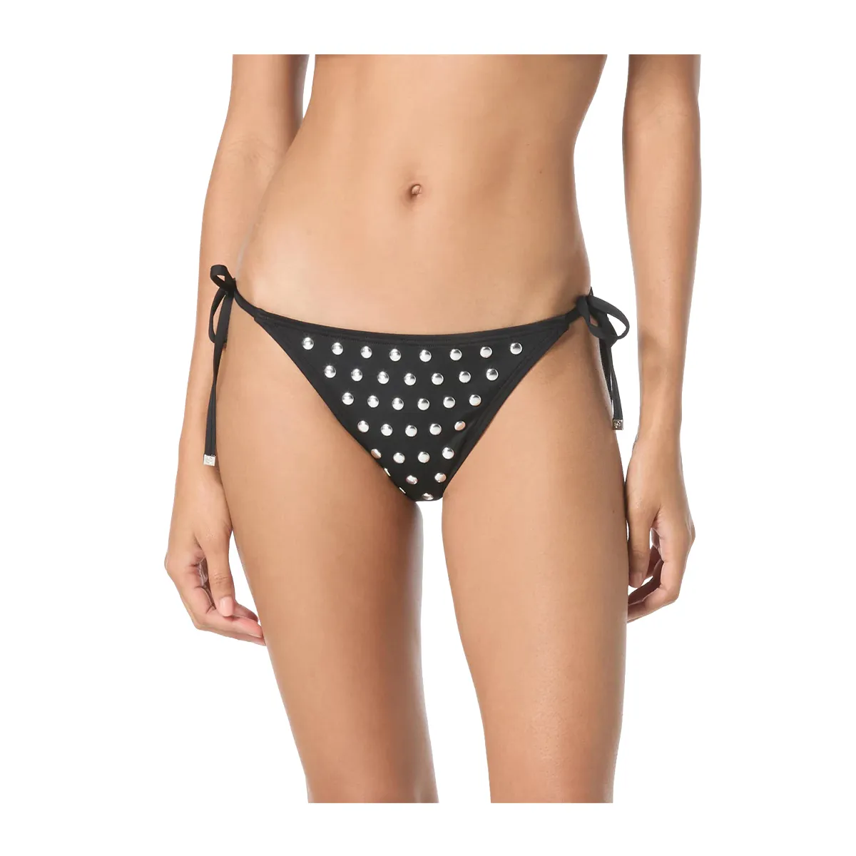 Bikini bottom with decorative studs