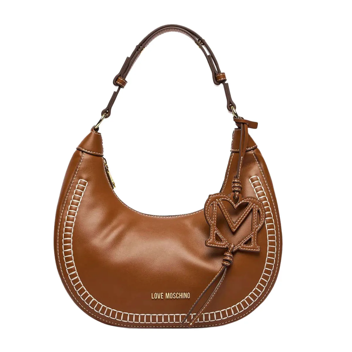 Shoulder bag with decorative logo