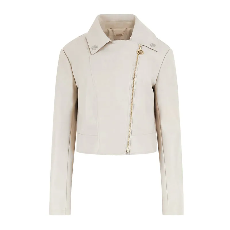 Faux leather jacket