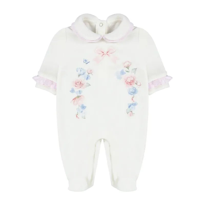 Baby velvet bodysuit