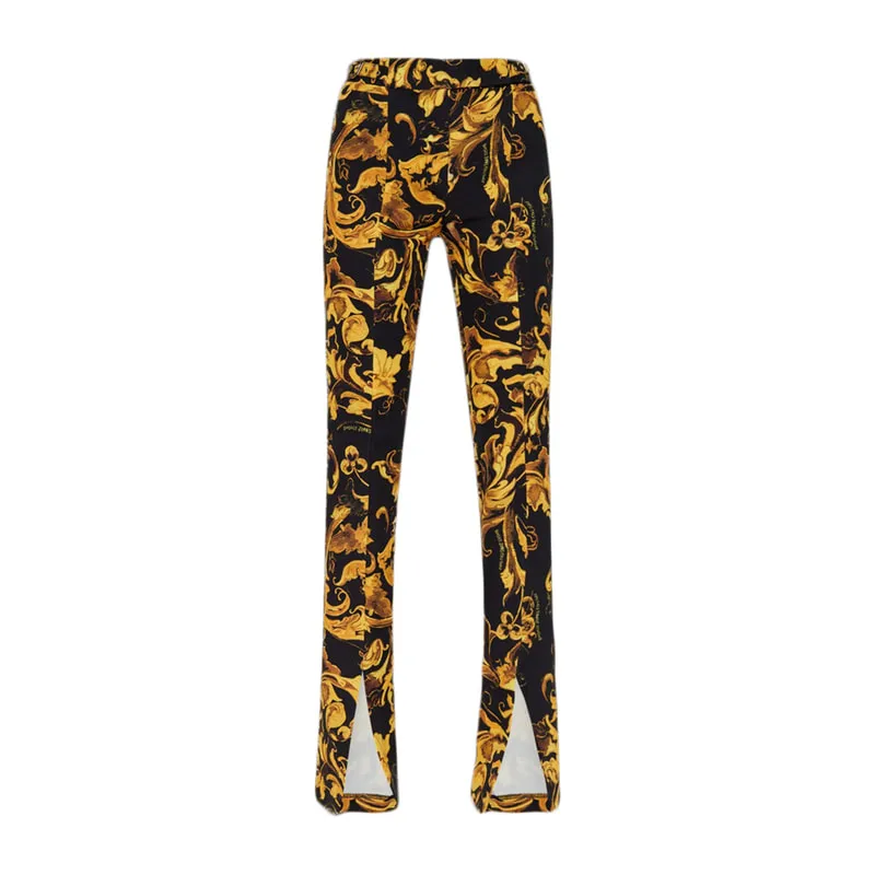 Gold Baroque Pattern Trousers