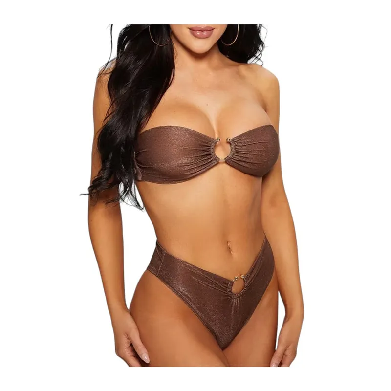 Strapless bikini bra