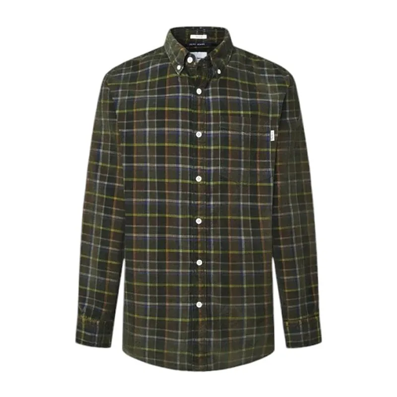 Shirt with checkered pattern