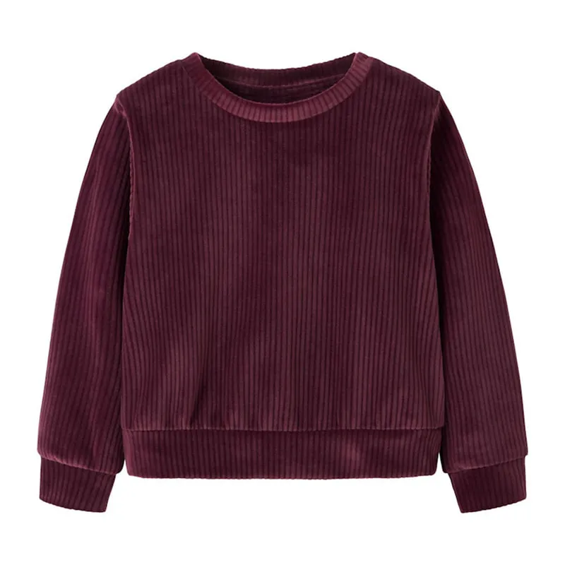 Children's velvet blouse