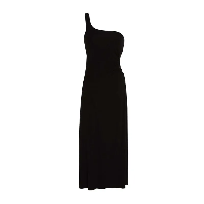 One shoulder beach dress
