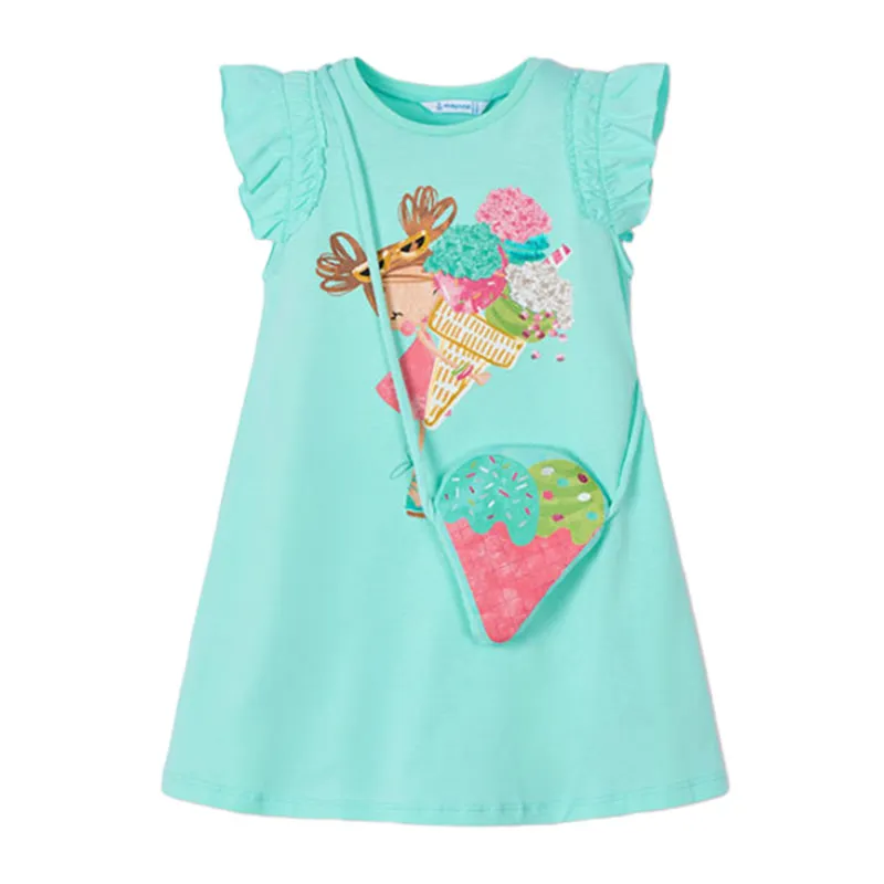 Girls dress with bag