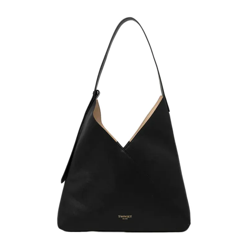 Shoulder bag with logo