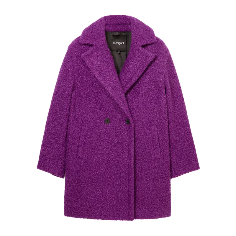 Wool blend coat