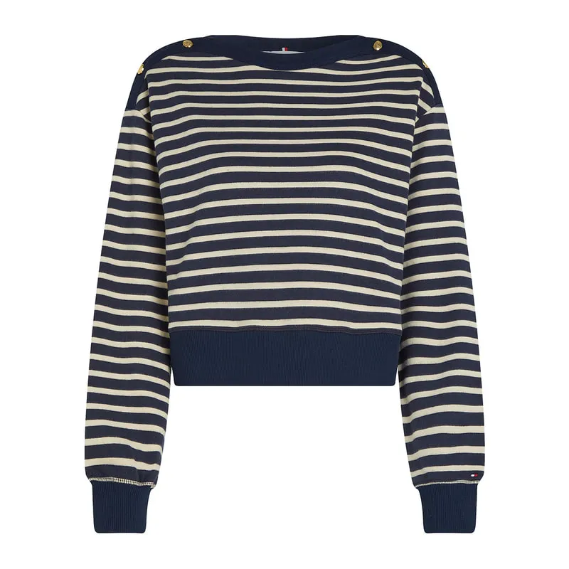 Striped cotton blouse