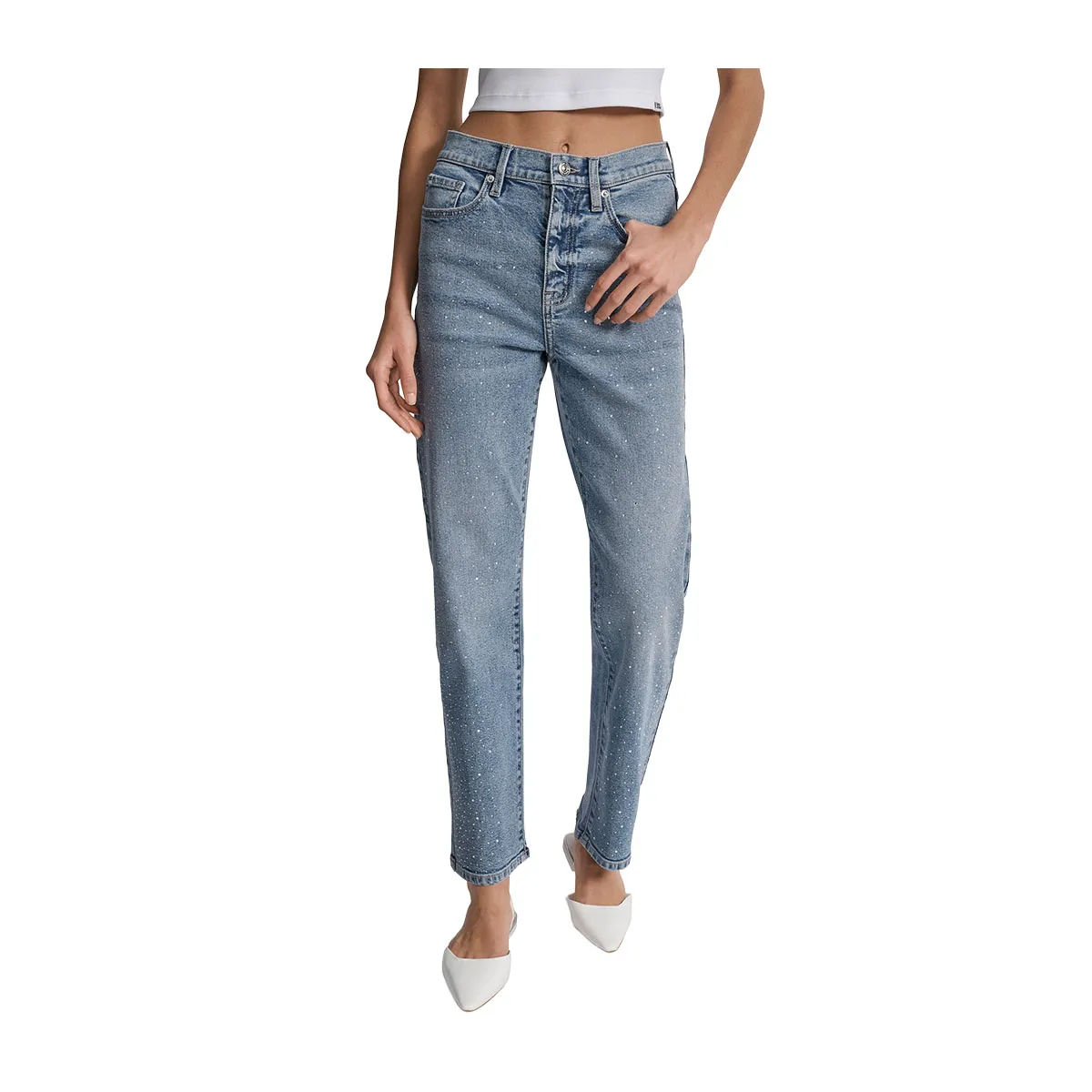 High-waisted women's jeans
