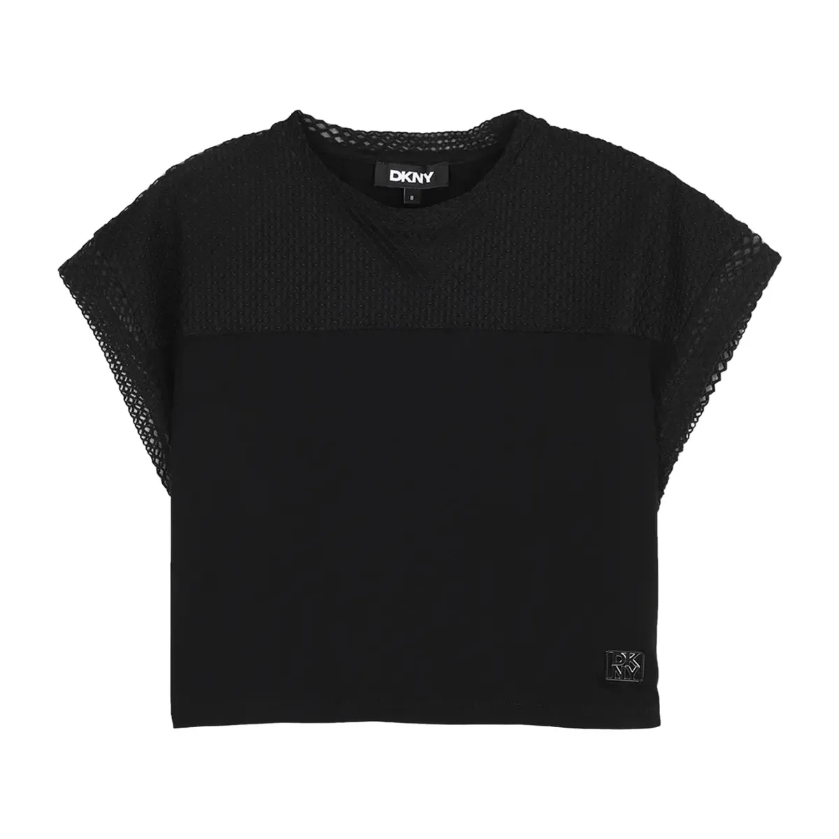 Blouse with mesh pattern