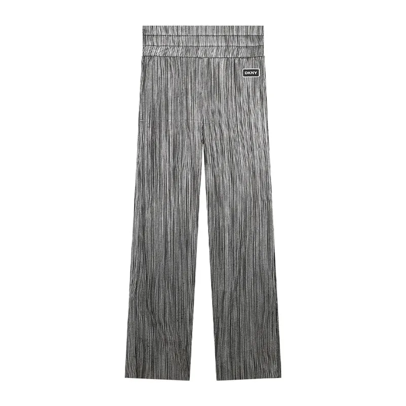 Metallic pants