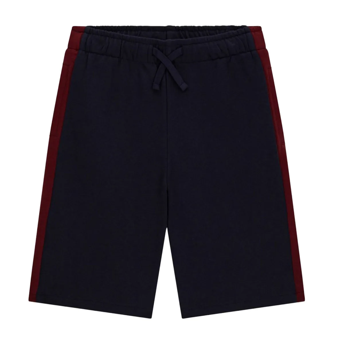 Bermuda shorts with logo on the side