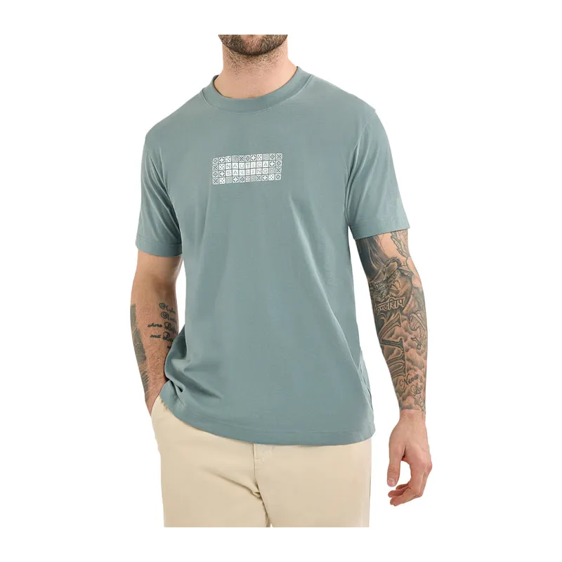 Mens short-sleeved shirt