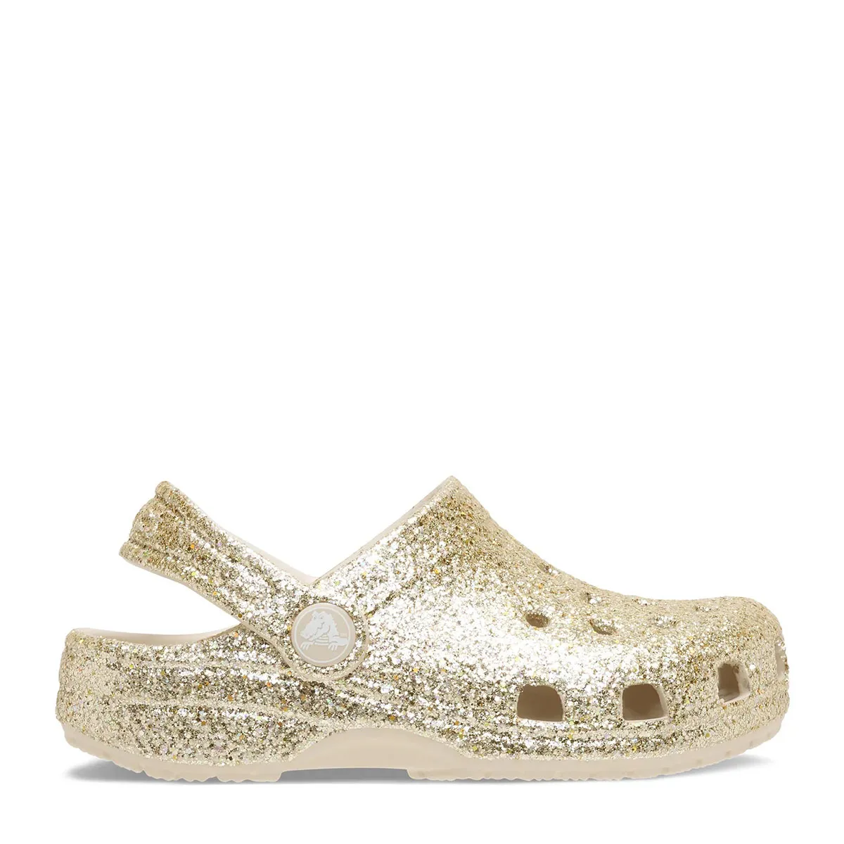 Children's clogs with glitter