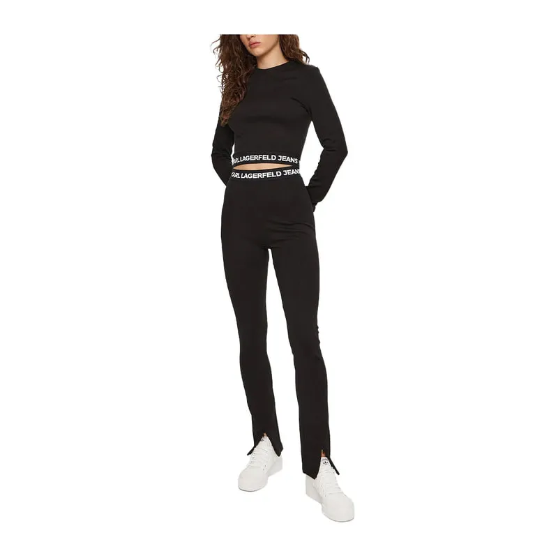 Leggings with elastic waist