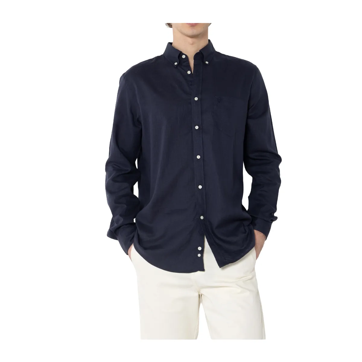 <br>Long sleeve linen shirt