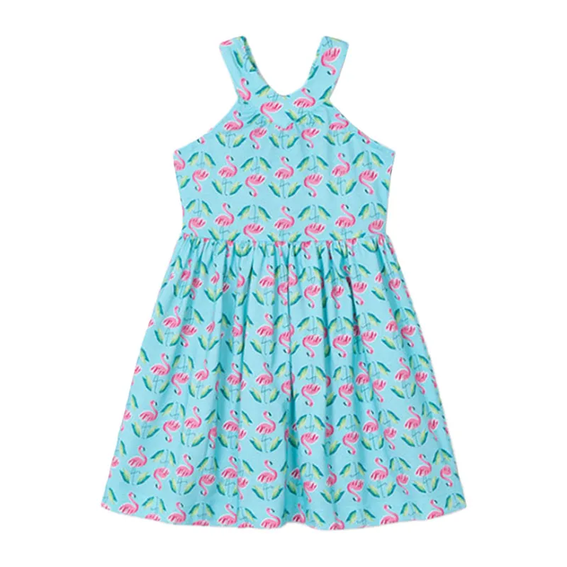 Girls dress with crisscross back