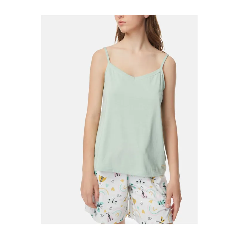 Sleeveless pyjama top