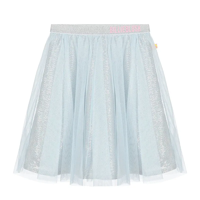 Tulle skirt with sequins