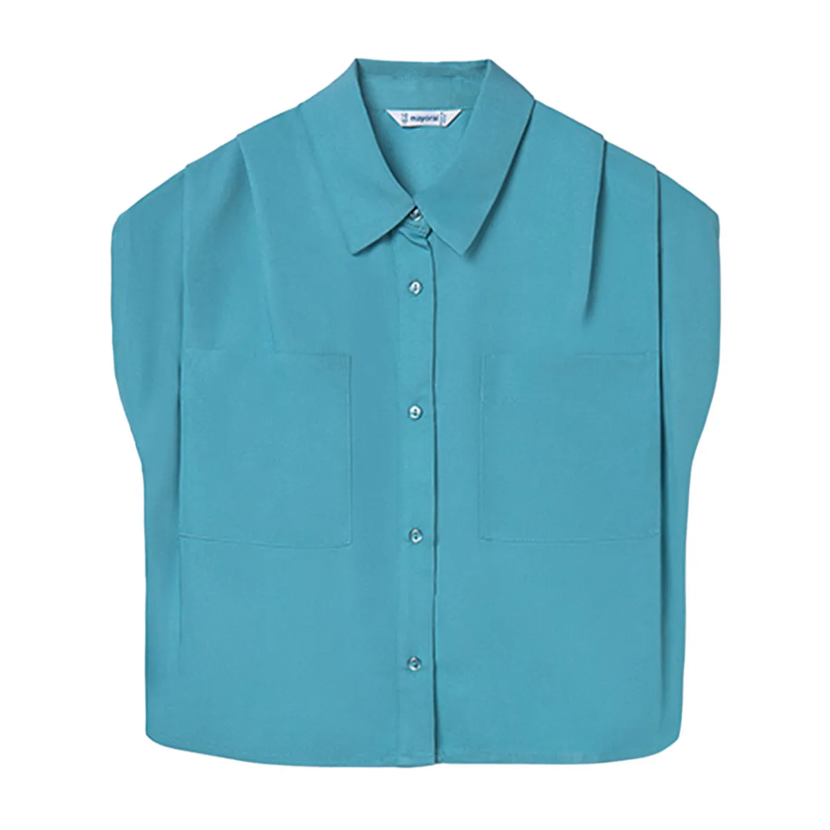 Girls' short-sleeved blouse