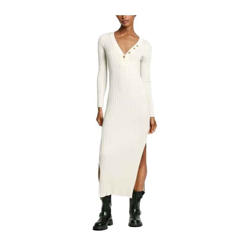 Ribbed maxi dress