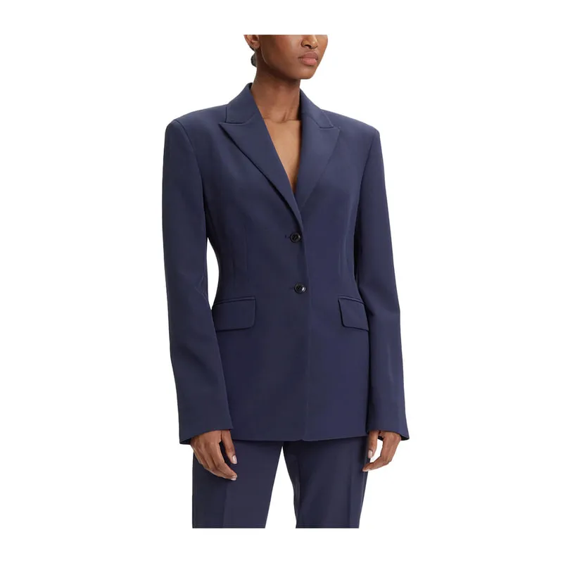 Blazer with peak labels