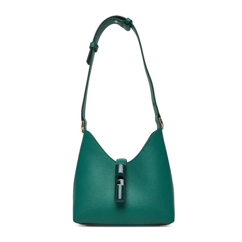 Women's leather shoulder bag