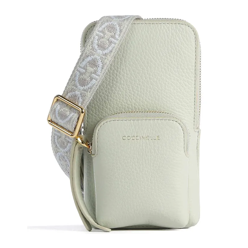 Womens leather mobile phone bag