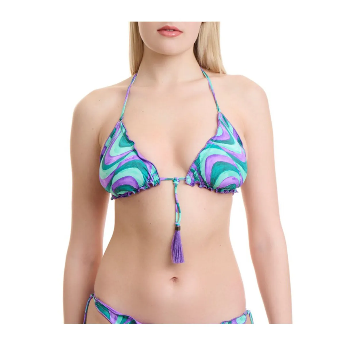 Triangle swimsuit top