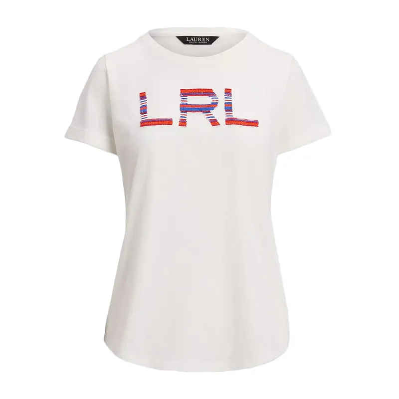 Μπλούζα με πολύχρωμο λογότυπο