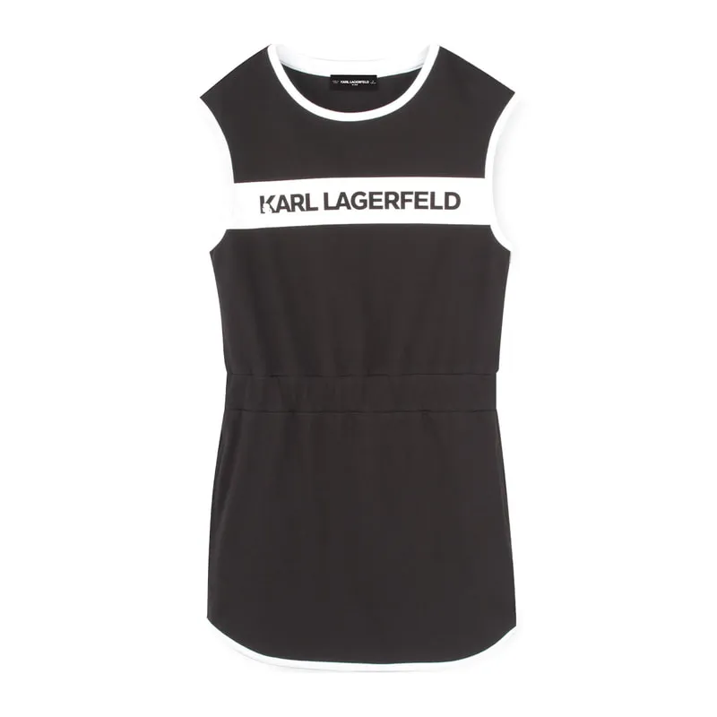 Dress with logo