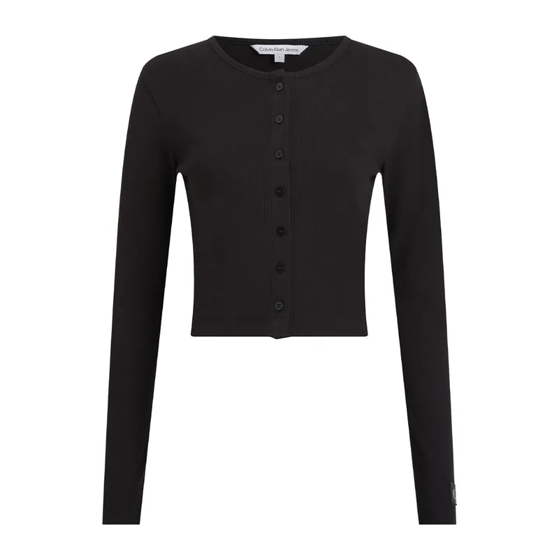 Short cardigan that closes with buttons