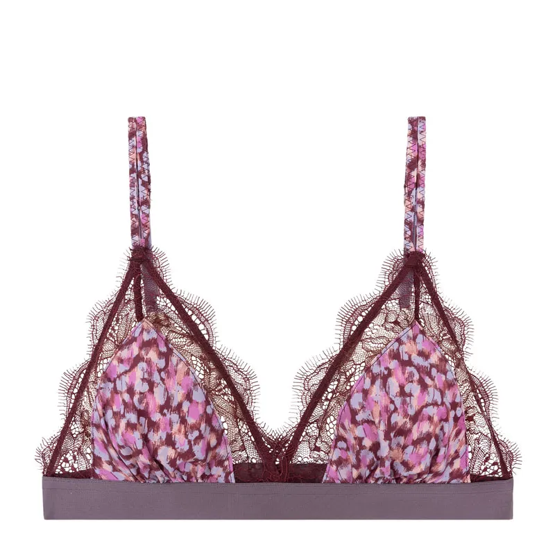 Delicate triangle bralette