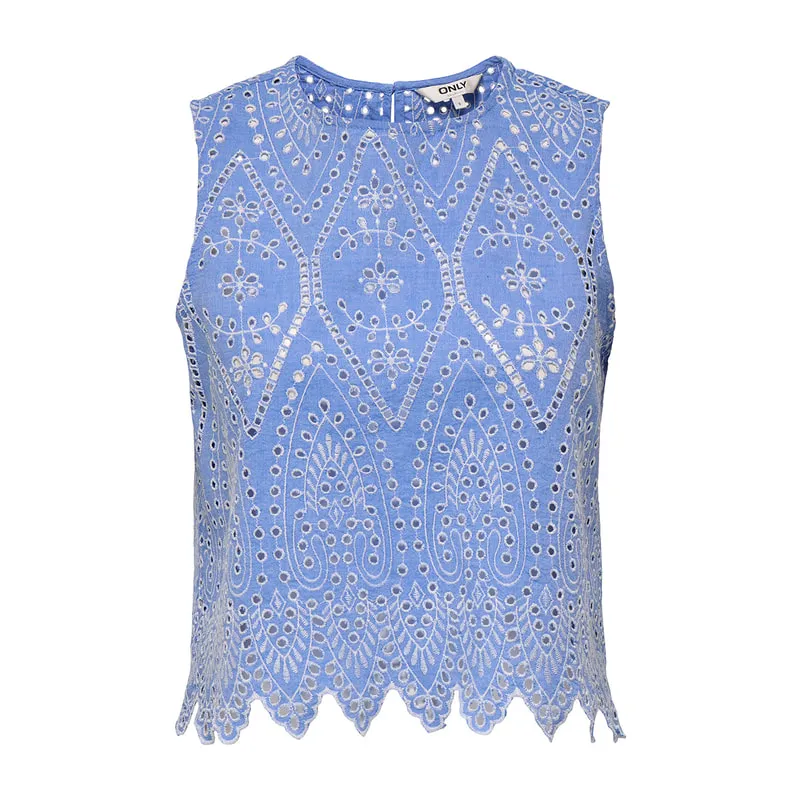 Embroidered top