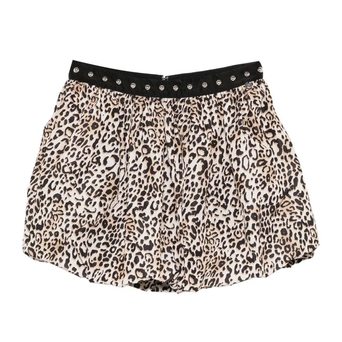 Mini leopard skirt