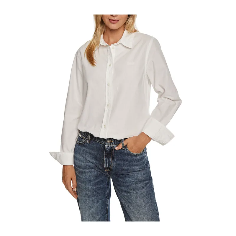 Embroidered logo shirt