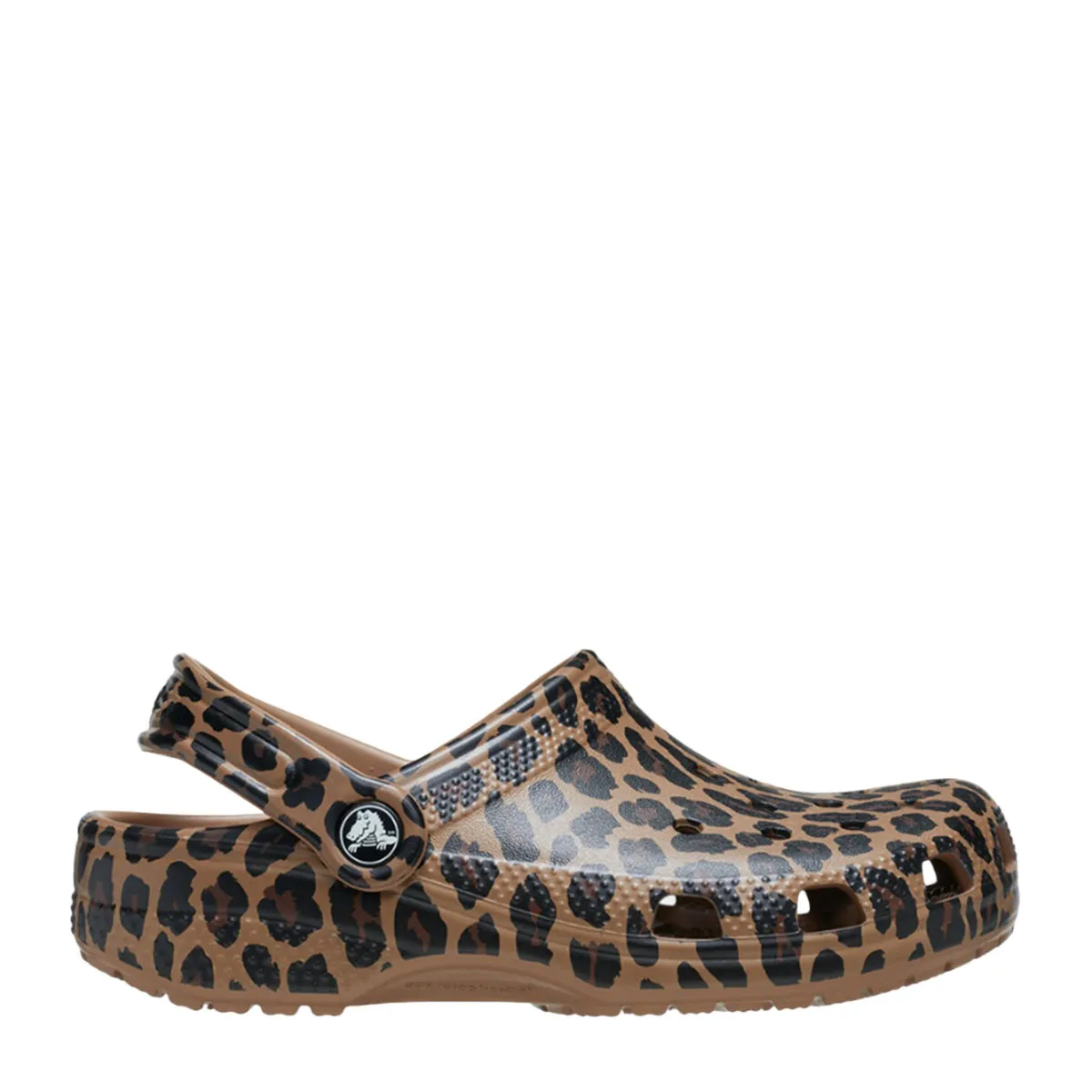 Children's leopard clogs