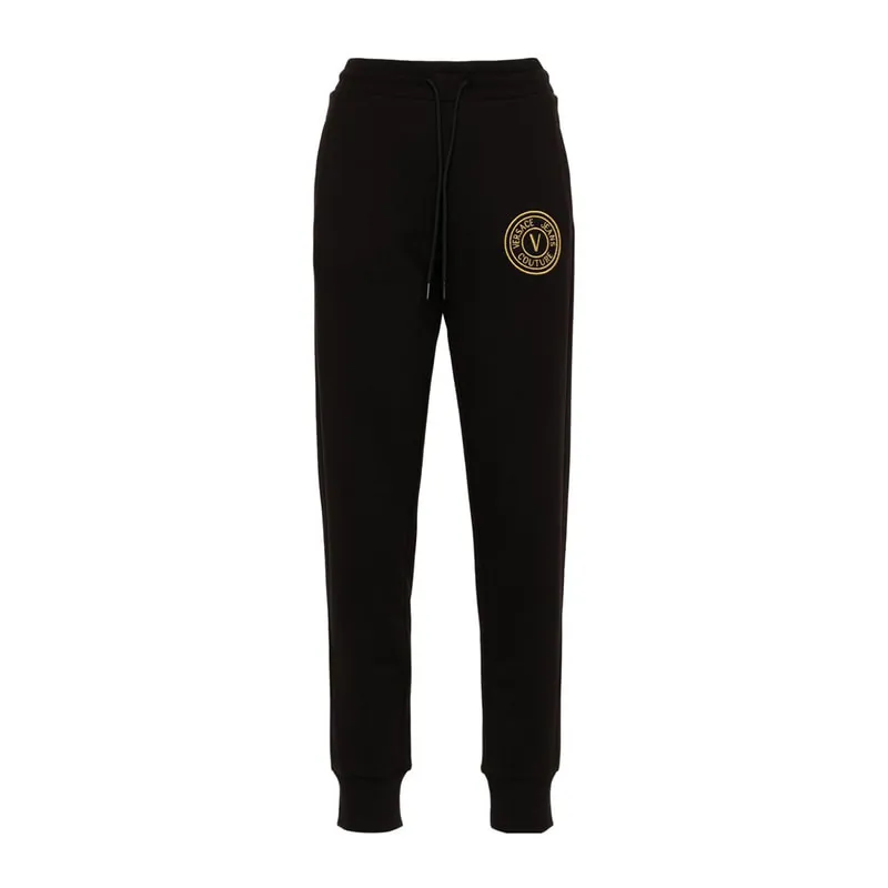 Embroidered-logo track pants