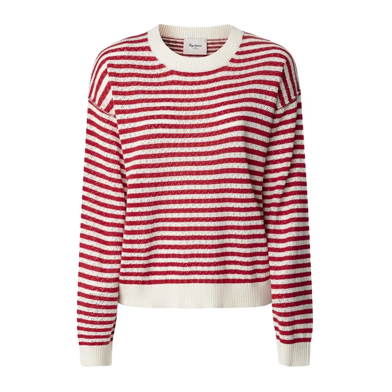 Striped knit top