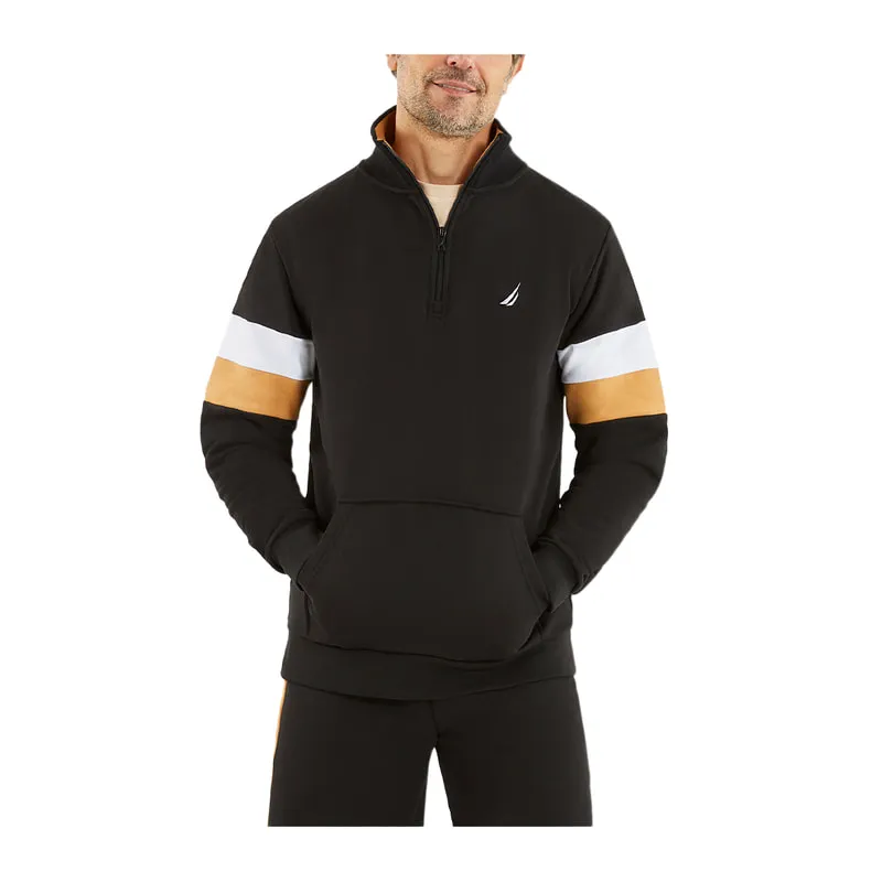 Sweatshirt with zip at the neck