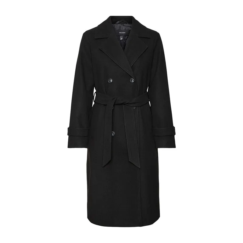 Womens coat with belt