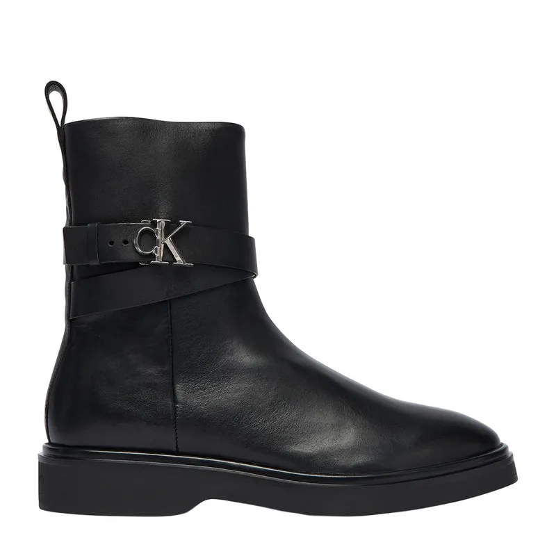 Women's leather ankle boots
